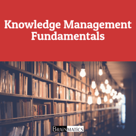 Knowledge Management Fundamentals - Badan Siber dan Sandi Negara